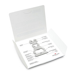 ROMINOX® Key Tool Bunny / Hase (16 Fkt.) im Motiv-Mäppchen Osterhase, grün