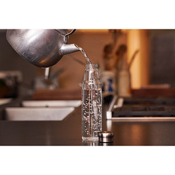 Glasflasche Life mit Hülle, 700 ml, transparent