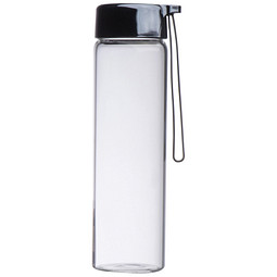 Glasflasche mit PP-Deckel Sevilla, 450 ml, transparent