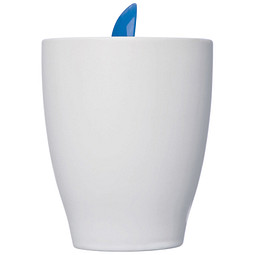 Porzellantasse mit Löffel, 250 ml, blau