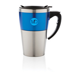 XD COLLECTION Isolierbecher Highland, 350 ml, blau/silber