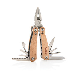 XD COLLECTION Multitool Wood, klein, braun