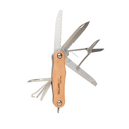 XD COLLECTION Holz Taschenmesser, braun