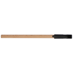 Holzkugelschreiber mit schwarzer Kunststoffkappe, schwarze Mine, braun