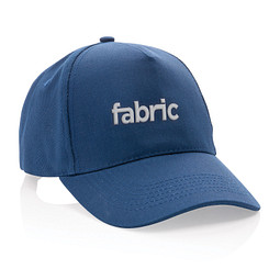 Impact 5 Panel Kappe aus 280gr rCotton mit AWARE Tracer, navy blau