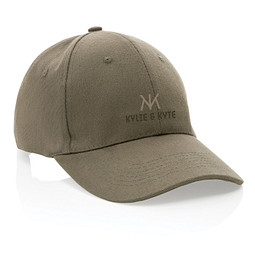 Impact 6 Panel Kappe aus 280gr rCotton mit AWARE Tracer, grün