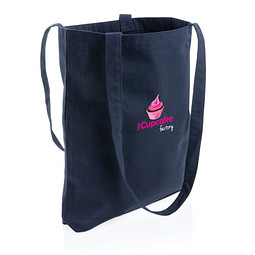 XD COLLECTION recycelte Baumwolltasche Impact Aware, dunkelblau
