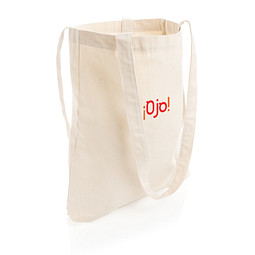 XD COLLECTION recycelte Baumwolltasche Impact Aware, weiß