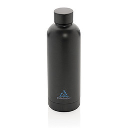 XD COLLECTION doppelwandige Vakuum-Flasche Impact Stainless Steel, 500 ml, dunkelgrau