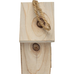 Insektenhotel aus Holz, beige