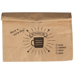 Isoliertasche mit Umschlag, beige
