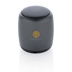 XD COLLECTION Kabelloser Mini-Lautsprecher aus Aluminium, anthrazit