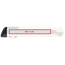 Kartonmesser aus Kunststoff, weiss