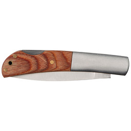 Klappmesser mit Holzgriff, braun