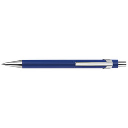 Metall-Kugelschreiber Faro, blaue Mine, blau