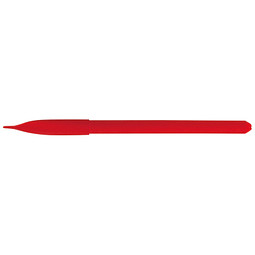 Kugelschreiber aus Papier, blaue Mine, rot