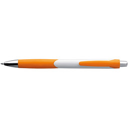 Druckkugelschreiber Mao, blaue Mine, orange
