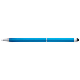 Kugelschreiber mit Touchfunktion, blaue Mine, hellblau