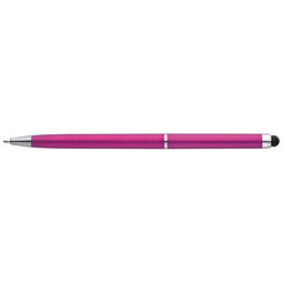Kugelschreiber mit Touchfunktion, blaue Mine, pink