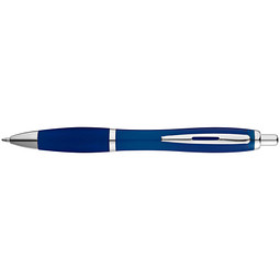 LANCE® Kugelschreiber Rio, blaue Mine, dunkelblau-transparent