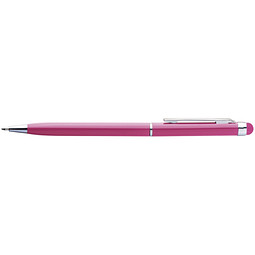 Metall-Drehkugelschreiber New Orleans, blaue Mine, pink
