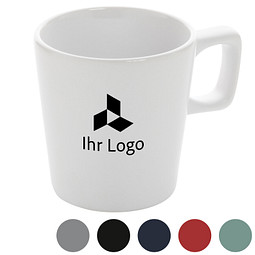Keramik-Kaffeetasse Alva, 300 ml, weiß