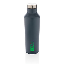 XD COLLECTION Vakuum-Flasche aus Stainless Steel, 500 ml, blau