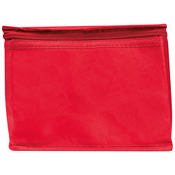 Non-Woven Kühltasche für 6 Dosen, rot