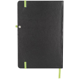 Notizbuch BlackLine, DIN A5, schwarz/apfelgrün
