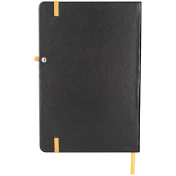 Notizbuch BlackLine, DIN A5, schwarz/orange