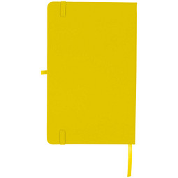 Notizbuch Happy, DIN A5, blanko, gelb