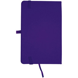 Notizbuch Happy, DIN A6, blanko, lila