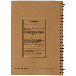 Schreibblock-Set, DIN A5, liniert, braun
