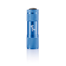 XD COLLECTION Aluminiumtaschenlampe Quattro, blau