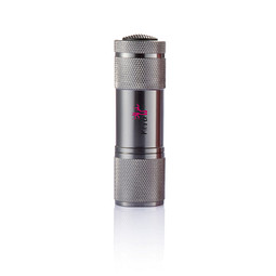 XD COLLECTION Aluminiumtaschenlampe Quattro, grau