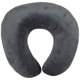 Reiseset Nackenkissen, Schlafbrille, Wäschebeutel, grau