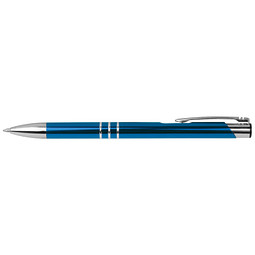 Schreibset bestehend aus einem Kugelschreiber und einem Rollerball, blau