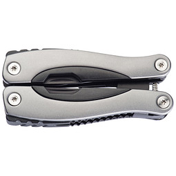 Set aus Taschenlampe und Multitool, schwarz