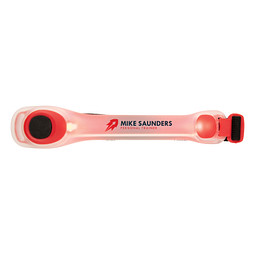 XD COLLECTION Sicherheitsband mit LED, rot/schwarz