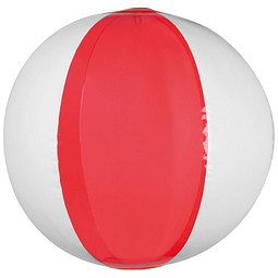 Strandball bicolour, phthalatfrei, rot