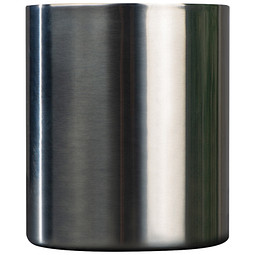 Tasse aus Metall, grau