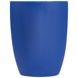 Tasse außen gummiert, 300 ml, blau