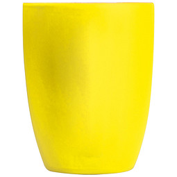 Tasse außen gummiert, 300 ml, gelb