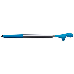 Touch-Kugelschreiber Smile-Hand, blaue Mine, Hellblau