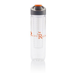 XD COLLECTION Wasserflasche mit Aromafach, 800 ml, orange