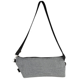 Umhängetasche aus Polyester, grau