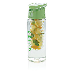 XD COLLECTION Verschließbare Aromaflasche, 700 ml, transparent/grün