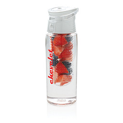 XD COLLECTION Verschließbare Aromaflasche, 700 ml, transparent/weiß