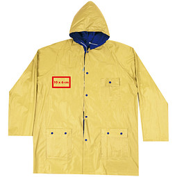 Wende-Regenjacke Nanterre,blau / gelb