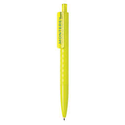 XD COLLECTION Druckkugelschreiber X3, blaue Mine, limone